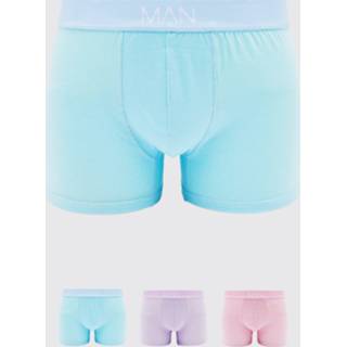 👉 Man Dash Monochrome Klassieke Boxers Met Taille Band (3 Stuks), Multi