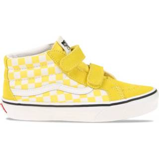 👉 Geel unisex kinderen Vans Sk8-Hi Mid Reissue