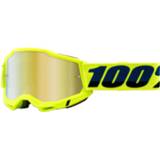👉 Lens Fluorescerend Geel 100% Accuri 2 Goggles Mirror - Fietsbrillen