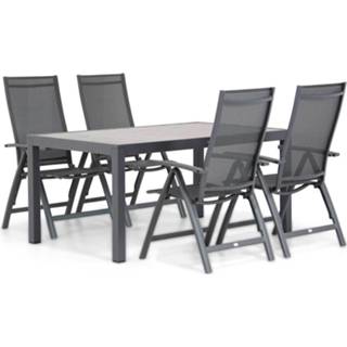 👉 Tuinset xerix dining sets grijs-antraciet Presto Donato/Residence 164 cm 5-delig 7423603991910