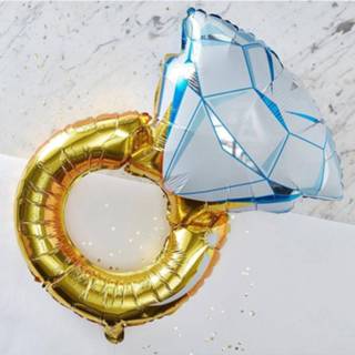 👉 Aluminium One Size multi Ginger Ray Ballon Met Ring,