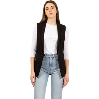 👉 Gilet zwart vrouwen lino stretch Alysi , Dames