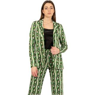 👉 Blazer groen XL vrouwen in maglia catena optical verde Stimm , Dames