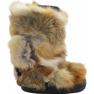👉 Moon boots beige vrouwen in Fox Fur Chloé Pre-owned , Dames