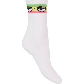 👉 Sock wit onesize vrouwen Logomania Socks Chiara Ferragni Collection , Dames