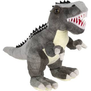👉 Knuffel multi pluche stof kinderen dinosaurus T-Rex van 30 cm