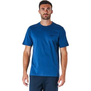 👉 Short sleeve blauw XL mannen Front Logo T-shirt Baldinini , Heren