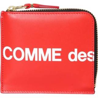 👉 Portemonnee rood onesize unisex Huge Wallet With ZIP Comme des Garçons ,