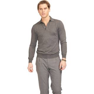👉 Poloshirt grijs mannen Polo Shirt Zanieri , Heren