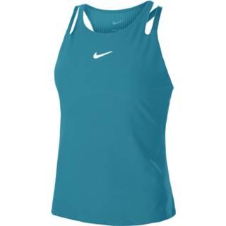 👉 Tanktop XS turkoois vrouwen Nike Court Advantage Dri-Fit Dames