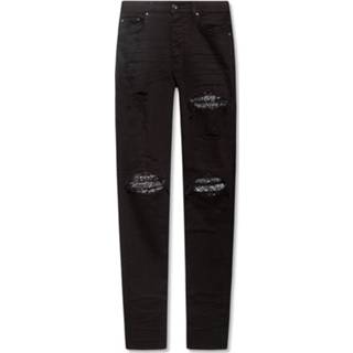 👉 Skinnyjeans zwart mannen Skinny jeans with patterned inserts Amiri , Heren