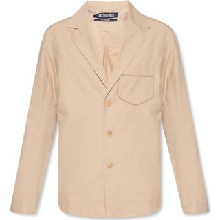 👉 Blazer beige mannen with notch lapels Jacquemus , Heren