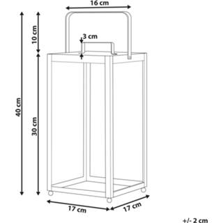 👉 Lantaarn zwart 30 cm LEPAR 4251682274418