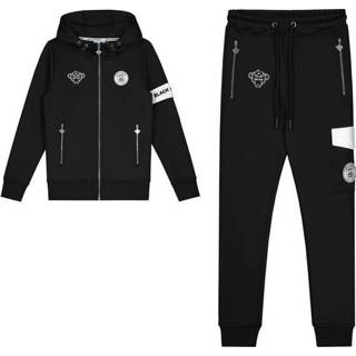 👉 Zwart active Black Bananas Captain Tracksuit Junior