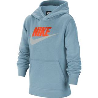 👉 Fleece sweater XS blauw jongens Nike Sportswear Club Met Capuchon