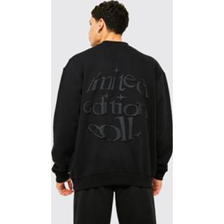 👉 Oversized Trainingspak Met Trui Met Brede Nek, Black