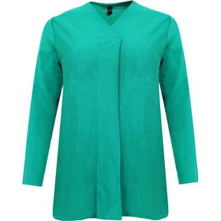 👉 Trui A-lijn plooi 50/52 green