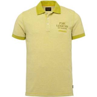 👉 Short sleeve groen XL mannen polo two tone pique PME Legend , Heren