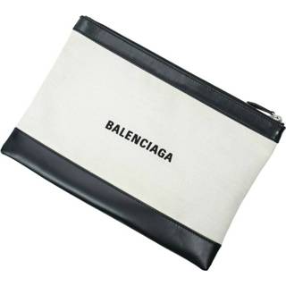 👉 Clutch beige m onesize vrouwen Pre-owned Classic Clip Balenciaga Vintage , Dames