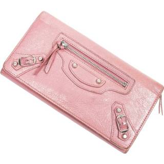 👉 Portemonnee roze onesize vrouwen Pre-Owned Classic Money Wallet Balenciaga Vintage , Dames