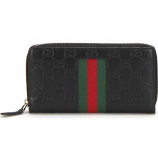 👉 Portemonnee zwart onesize vrouwen Pre-owned Guccissima Web Long Wallet Gucci Vintage , Dames