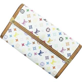 👉 Portemonnee wit onesize vrouwen Pre-owned Takashi Murakami Multicolore International Wallet Louis Vuitton Vintage , Dames