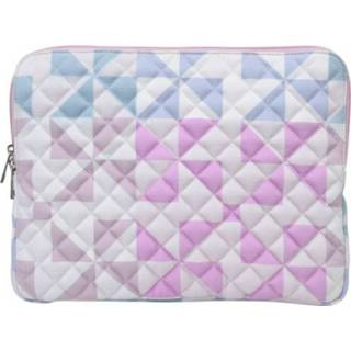 Roze onesize vrouwen Laptop Patchwork Núnoo , Dames 5714176071034