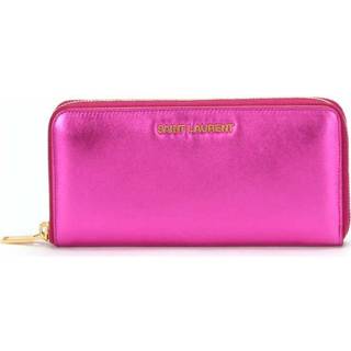 👉 Portemonnee roze leather onesize vrouwen Pre-owned Long Wallet Yves Saint Laurent Vintage , Dames