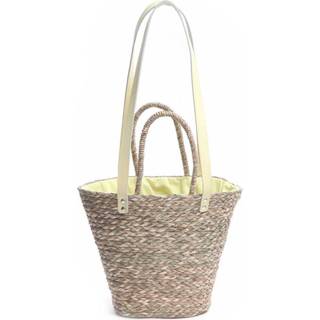 👉 Geel medium onesize vrouwen Beach Bag Lizard Núnoo , Dames 5714176070570