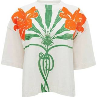 👉 Short sleeve groen s vrouwen T-Shirt JW Anderson , Dames