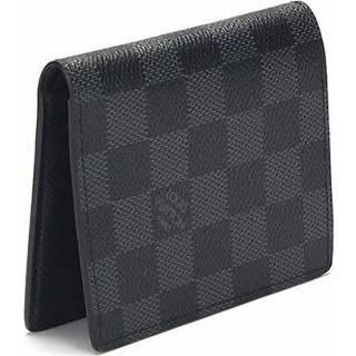 👉 Portemonnee zwart onesize mannen Pre-owned Damier Compact 6CC Wallet N60362 Louis Vuitton Vintage , Heren