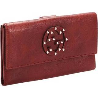 👉 Portemonnee rood onesize vrouwen Pre-owned Soho Studded Long Wallet Gucci Vintage , Dames
