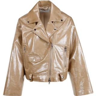 👉 Biker jacket beige vrouwen Imani 61579 8870 Stand Studio , Dames