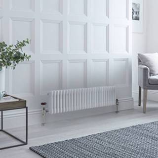 👉 Wit Kolomradiator Horizontaal Klassiek 4-Koloms 119 x 30cm 1255 Watt | Windsor 5059803061461