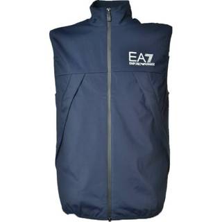 👉 Gilet blauw m mannen Chaleco 3Lpq01 Pn6Uz Emporio Armani EA7 , Heren