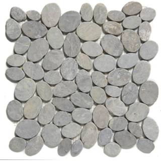 👉 Grijs marmer The Mosaic Factory Natural Stone mozaïektegel 30x30cm - Grey 8710345014014