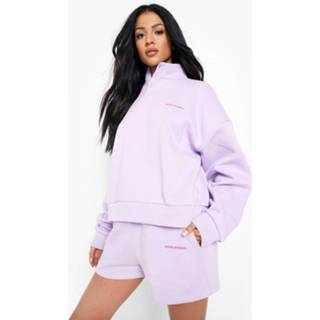 👉 Tall Dsgn Studio Trainingspak Met Trui En Shorts, Lilac