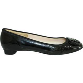 👉 Ballerina's zwart leather vrouwen Patent Ballerinas Salvatore Ferragamo Pre-owned , Dames