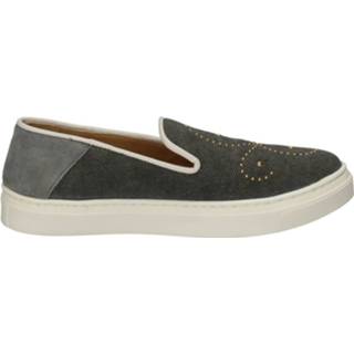 👉 Slip on sneaker grijs vrouwen sneakers in tessuto Braccialini , Dames