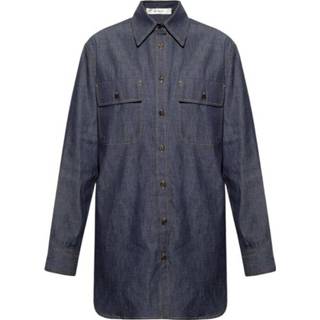 👉 Denim shirt blauw s vrouwen Vivienne The Row , Dames