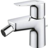 GROHE BauLoop 1-gats bidetmengkraan met waste 15,4 cm, chroom