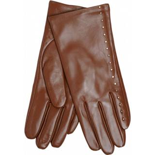 👉 Glove bruin XL vrouwen Gloves With Studs Skind 100104 Btfcph , Dames 5712639302886