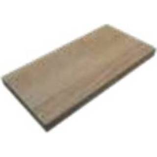 👉 Fontein hout Ink Play 4 planchet met blinde bevestiging vierkant in echt fineer - Charcoal 400x220x32 mm (bxdxh) 8718835095765