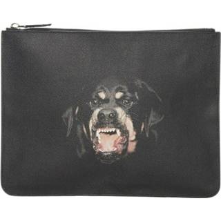 👉 Clutch zwart onesize vrouwen Antigona Rottweiler Dog Givenchy Pre-owned , Dames