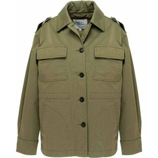 👉 Overshirt groen s mannen Os0060 Stretch Twill Woolrich , Heren