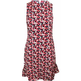👉 Sleeveless rood vrouwen Floral Dress -Pre Owned Condition Michael Kors Pre-owned , Dames