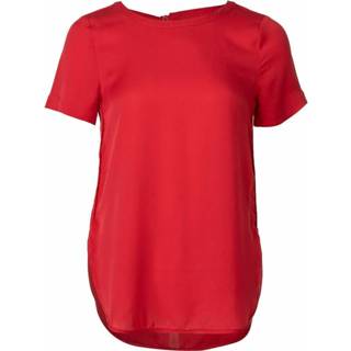 👉 Short sleeve rood XS vrouwen Round Neck Top -Pre Owned Condition Michael Kors Pre-owned , Dames