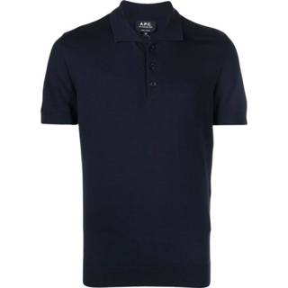 👉 Poloshirt blauw m mannen Polo shirt A.p.c. , Heren