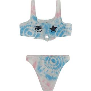 👉 Bikini blauw vrouwen Tie-dyed Chiara Ferragni Collection , Dames