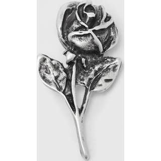Rose zilver One Size Pin Brooch, Silver